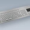 Clavier inox antivandale avec touchpad