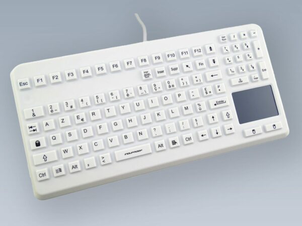 Clavier lavable silicone avec touchpad