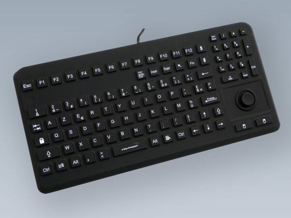 Clavier lavable silicone avec mouse button